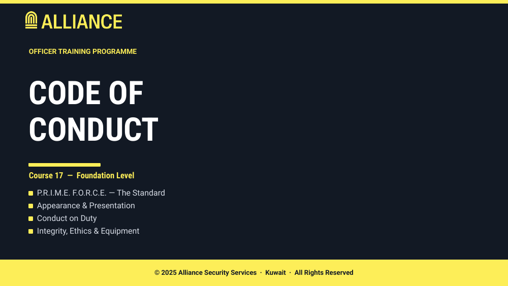 Code of Conduct