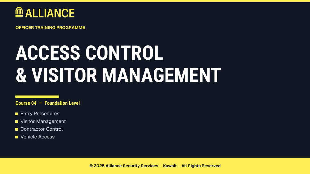 Access Control & Visitor Management